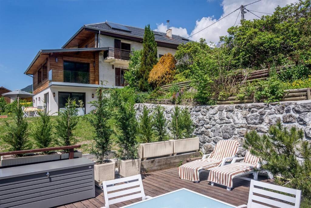 In The Heart Of Nature With An Unique View Plan Montmin Esterno foto