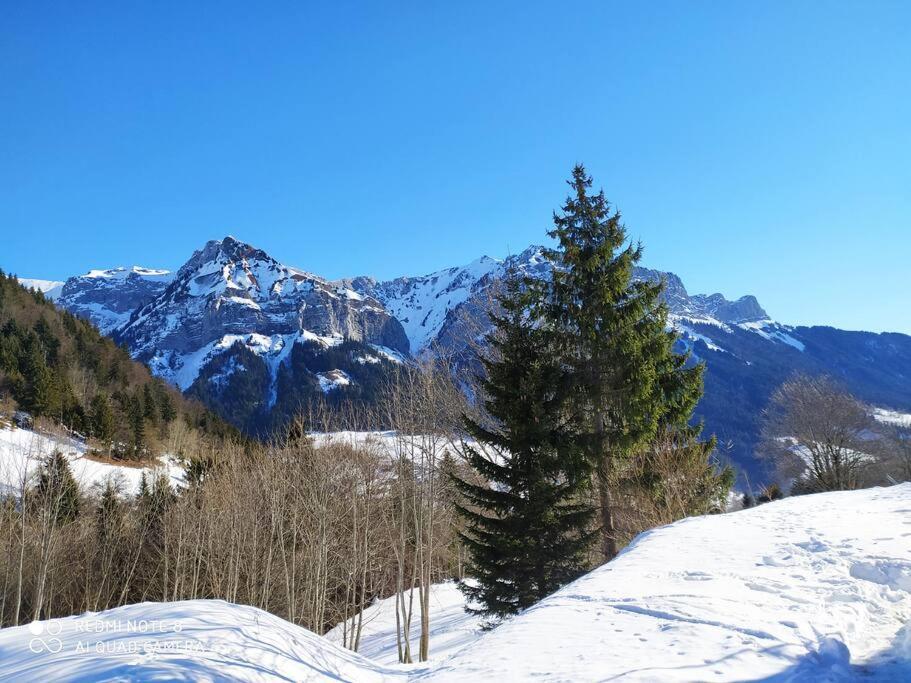 In The Heart Of Nature With An Unique View Plan Montmin Esterno foto